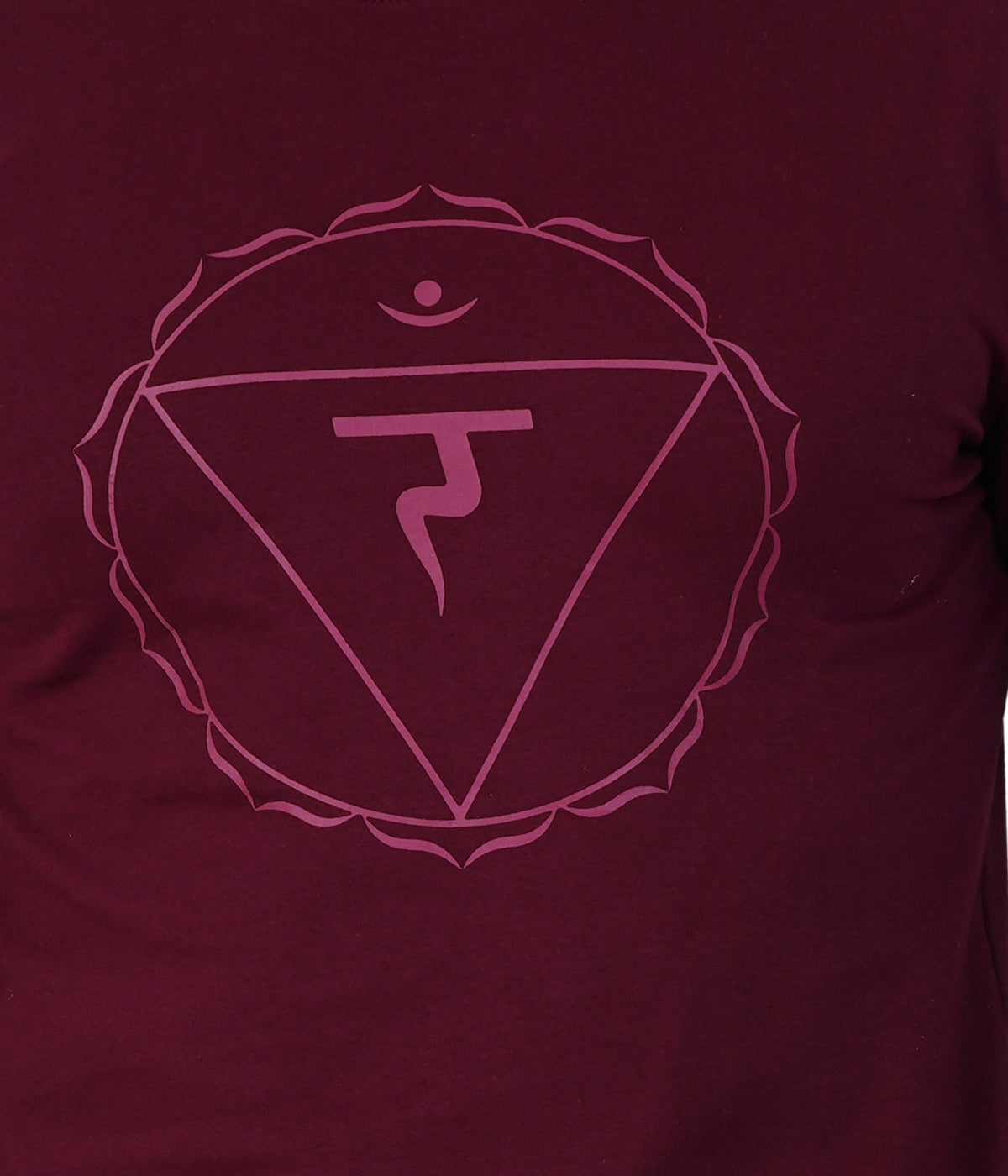 Wine Red Printed Sweat Shirts