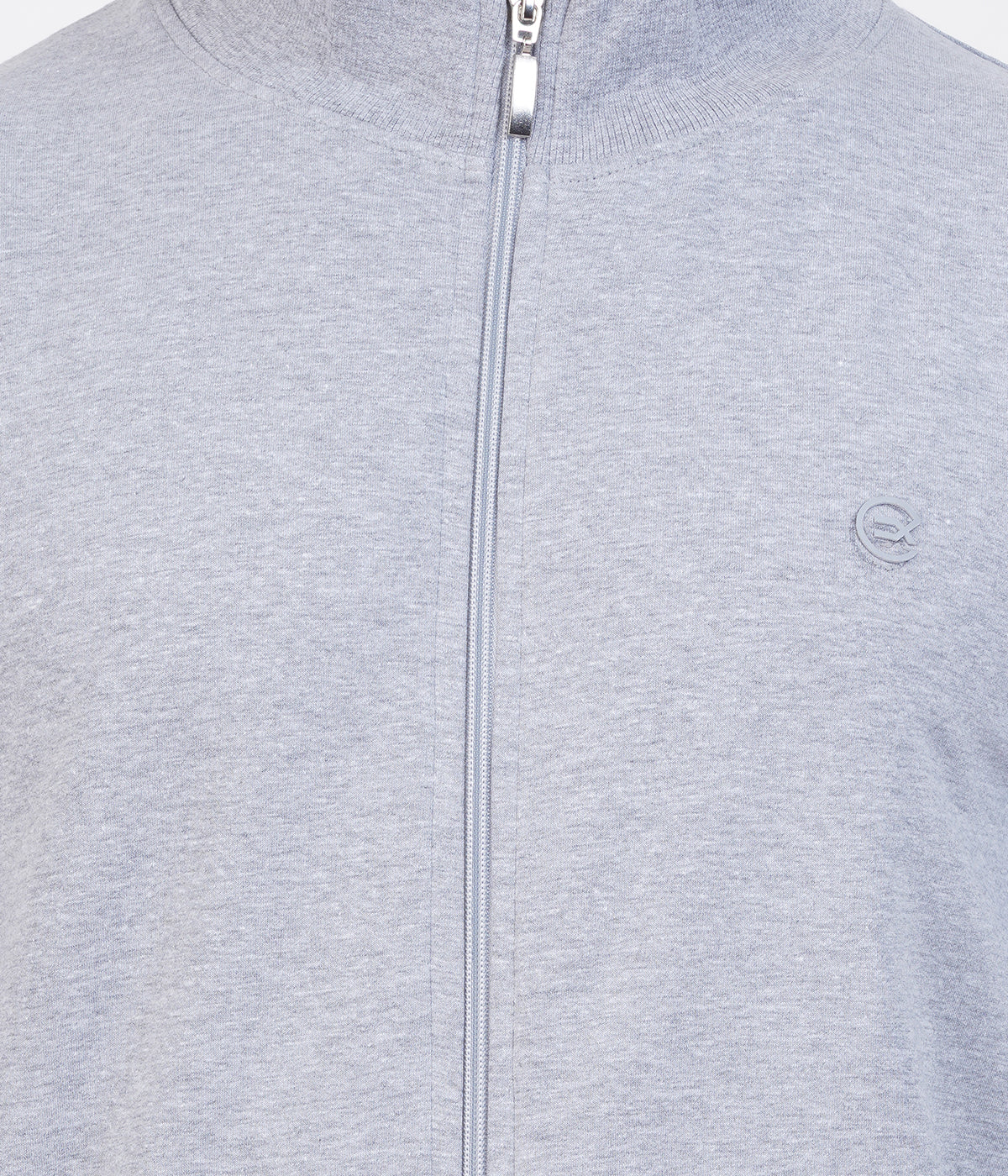 White High Neck Zipper