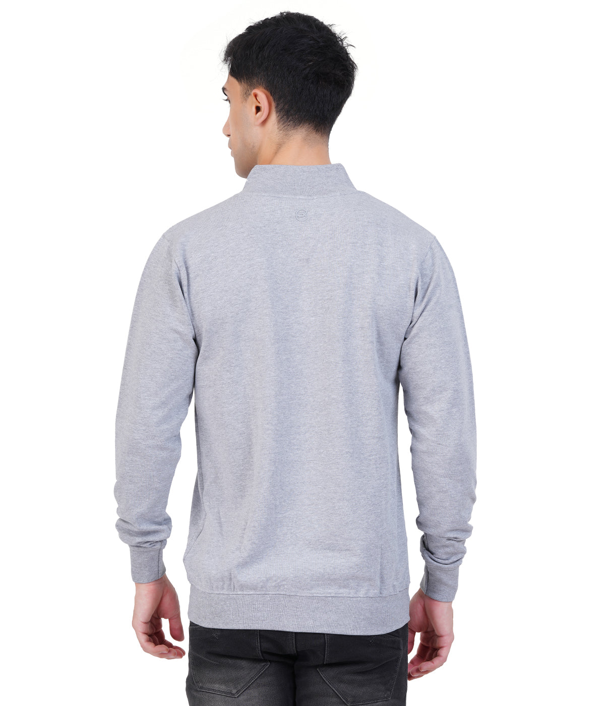 White High Neck Zipper