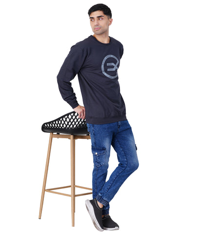 Anthracite Printed Sweat Shirts