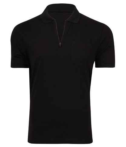 Zip Polo - Short Sleeve