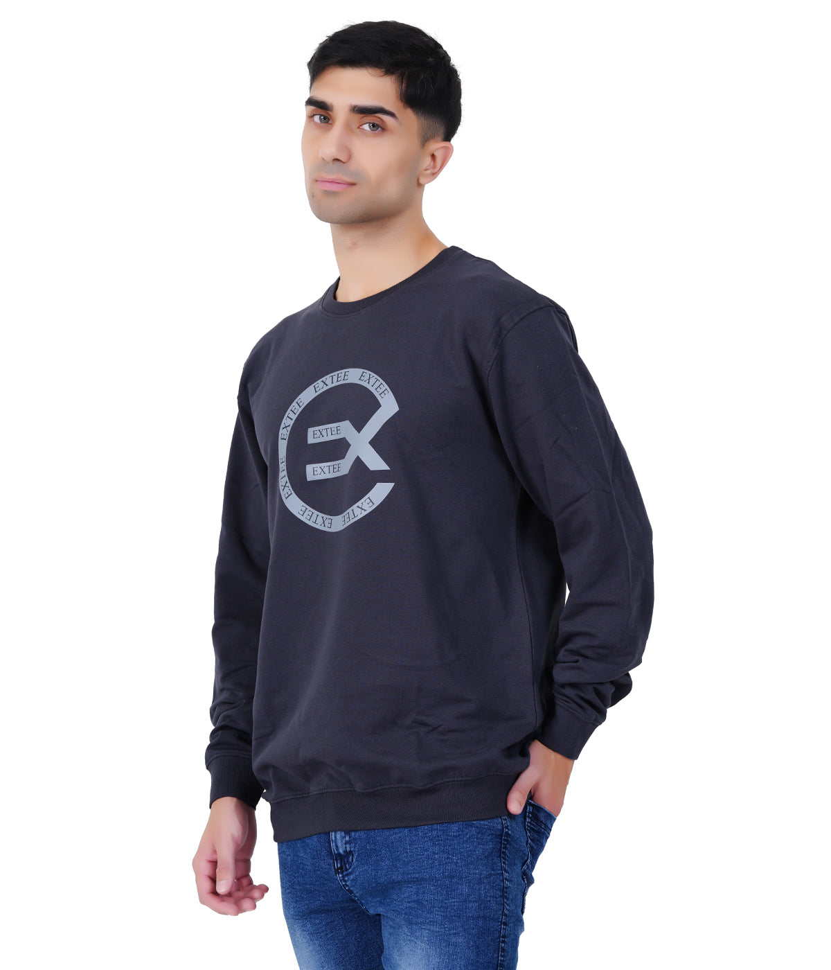 Anthracite Printed Sweat Shirts