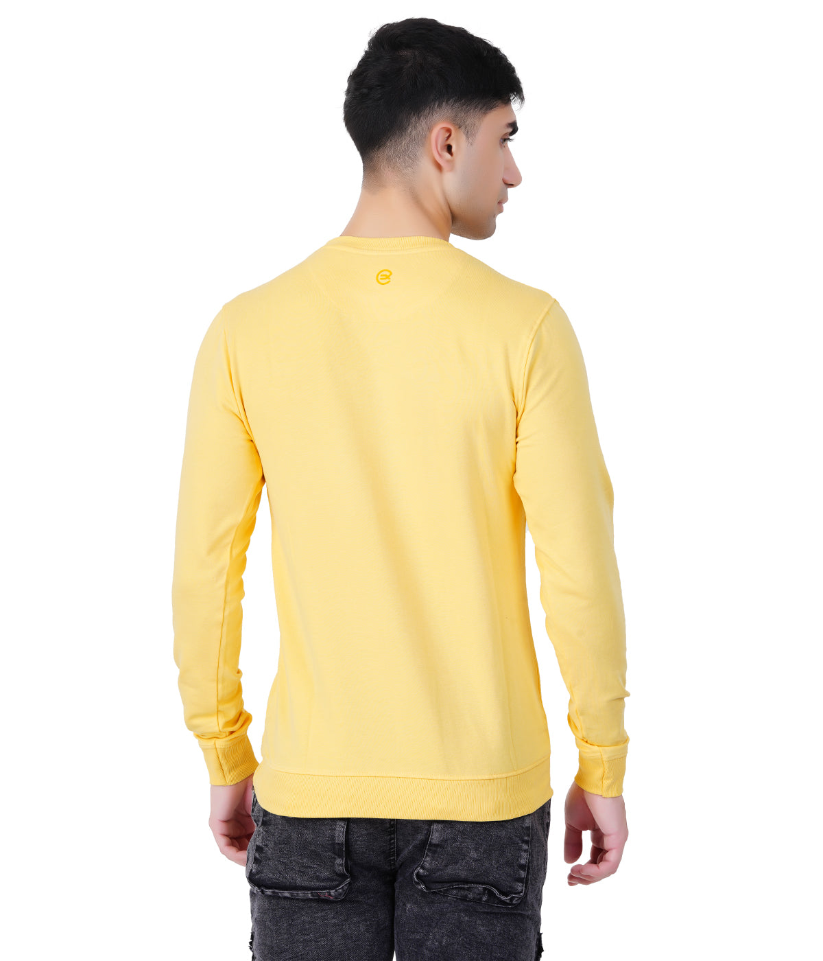 Yellow Printed Sweat Shirts
