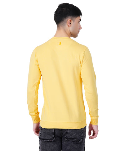 Yellow Printed Sweat Shirts