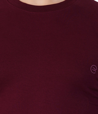 Wine Red Sweat Shirts