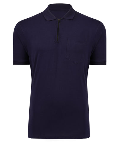 Zip Polo - Short Sleeve