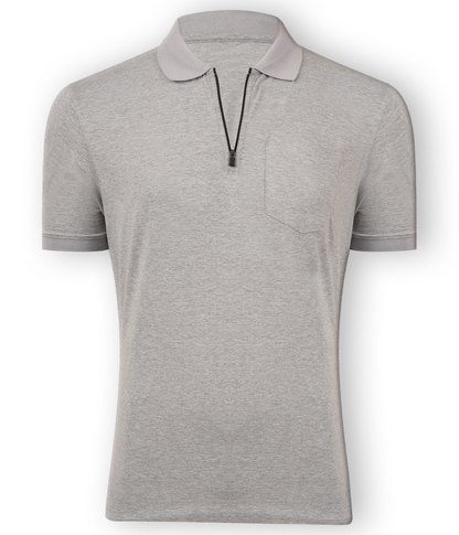 Zip Polo - Short Sleeve